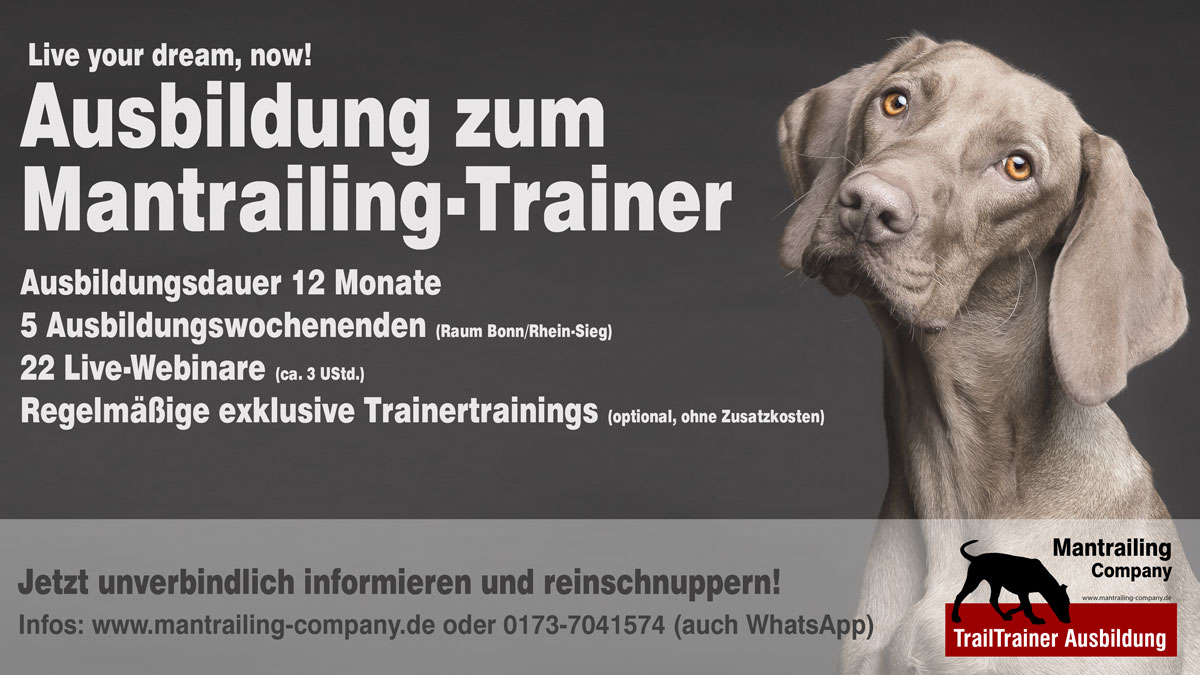 Ausbildung zum Mantrailing-Trainer