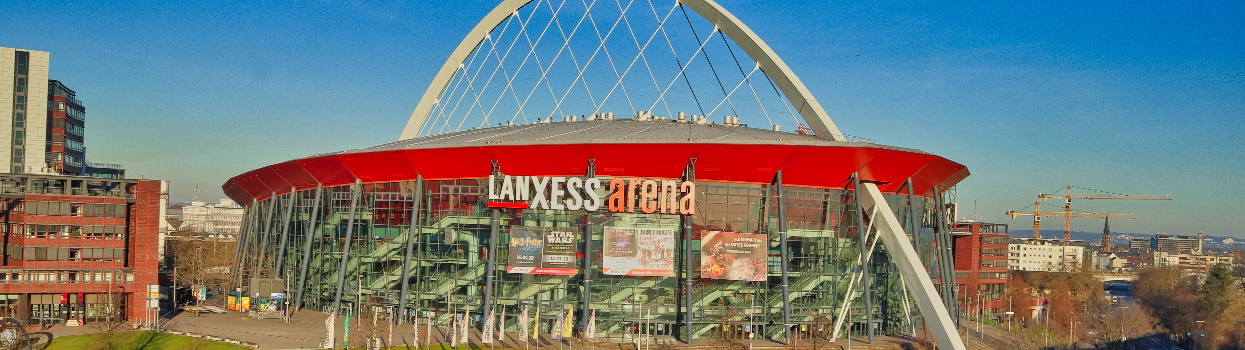 LANXESS arena Aussenansicht1245x350